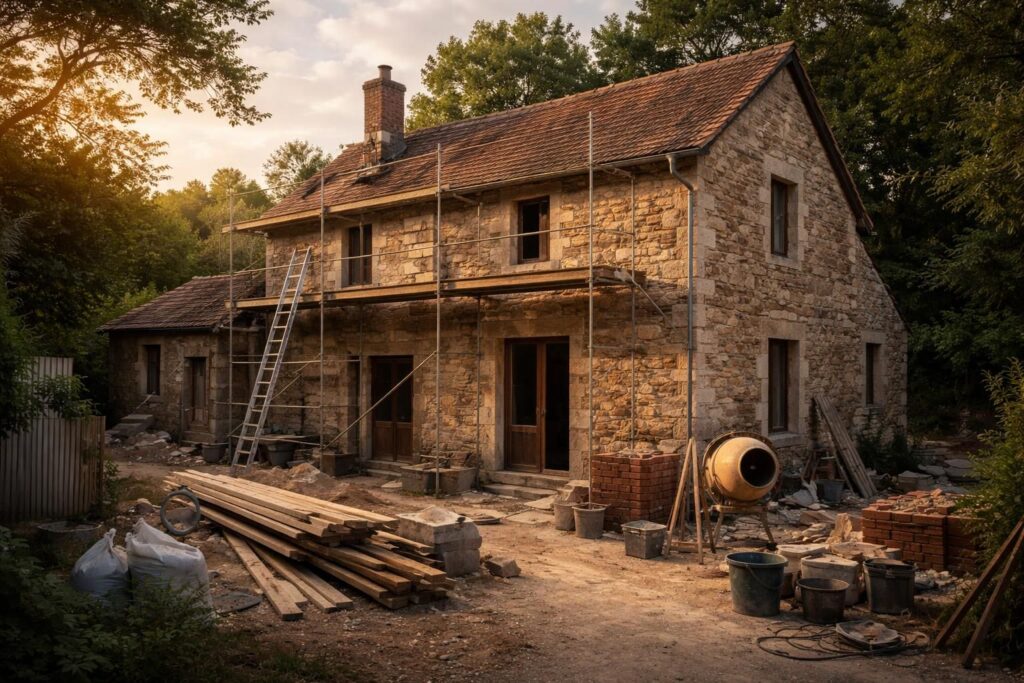 découvrez nos solutions de crédit travaux pour financer la rénovation de votre maison ancienne. profitez de taux avantageux et d'un accompagnement personnalisé pour réaliser tous vos projets de rénovation.