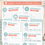 Classeur médical imprimable avec des pages personnalisées