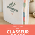 Classeur DIY organisé avec des sections colorées et des étiquettes claires, idéal pour une vie plus simplifiée