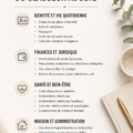 Essentiels pour être une adulte épanouie : organisation et bien-être
