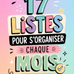 Femmes utilisant des listes mensuelles pour s'organiser