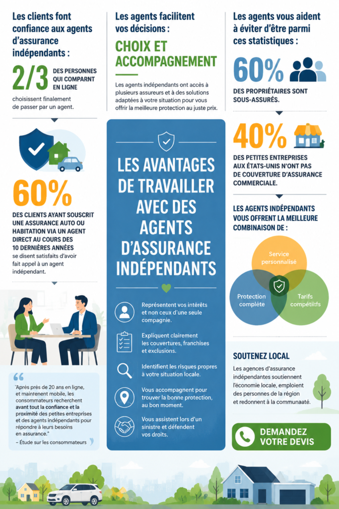Femme discutant avec un agent d'assurance dans un bureau