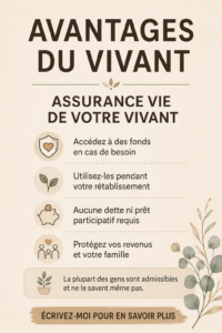 Une femme souriante consultant un conseiller financier sur des options d'assurance-vie en direct.