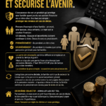 Image d'une famille heureuse avec un soleil levant symbolisant la sécurité et la protection financière grâce à l'assurance vie.