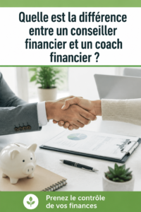 Une femme en discussion avec un conseiller financier dans un bureau chaleureux