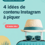 Une image d'une agence de voyage dynamique utilisant Instagram pour promouvoir ses services.