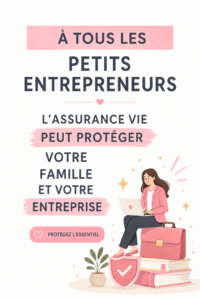 Femme souriante devant sa petite entreprise, symbolisant le succès et la promotion.