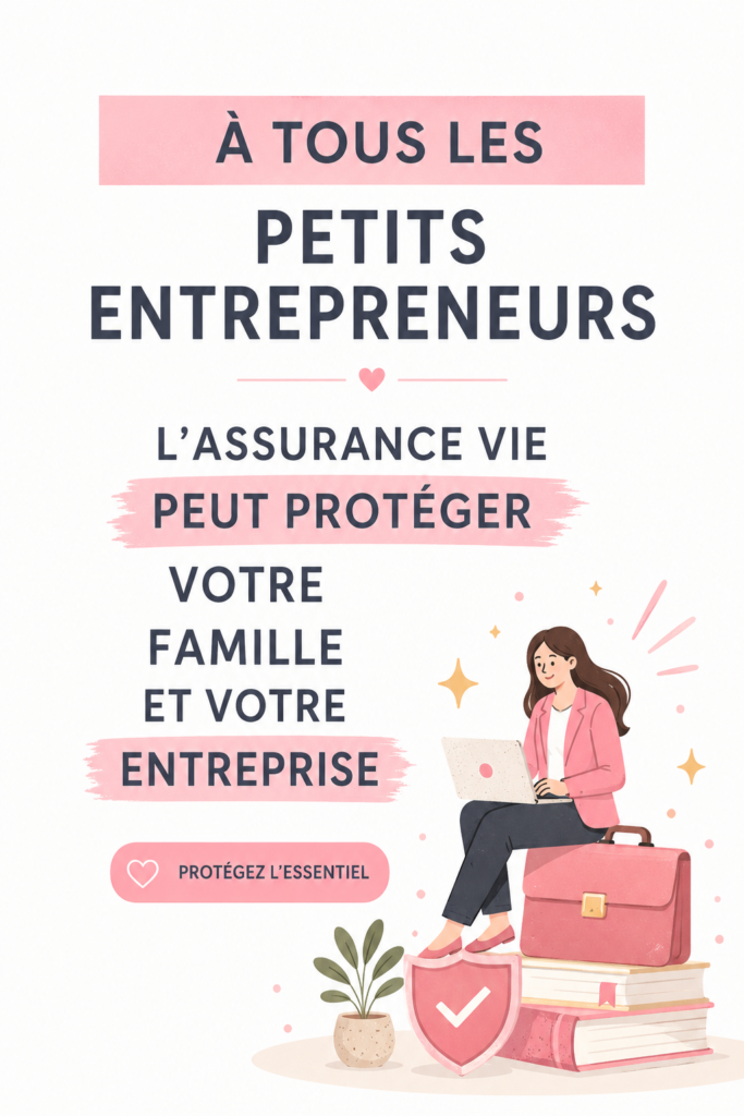 Femme souriante devant sa petite entreprise, symbolisant le succès et la promotion.