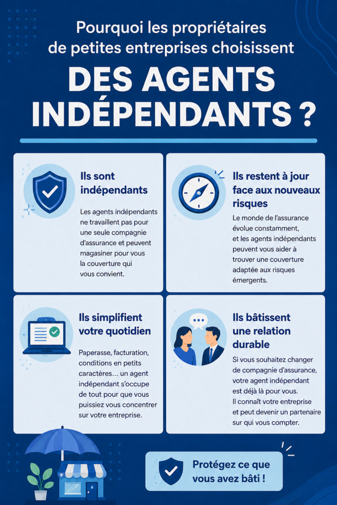 Une femme entrepreneuse illustrant son choix d'un agent indépendant.