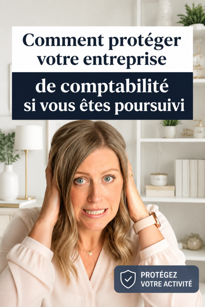 Femme professionnelle réfléchissant à des stratégies de protection pour son entreprise de comptabilité