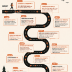 Image illustrant une roadmap pour le développement personnel et professionnel.
