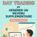 Femme concentrée sur son ordinateur en train de trader en ligne, symbolisant le trading journalier