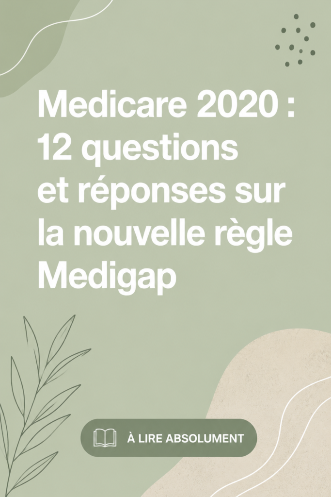 Femme âgée explorant des informations sur Medigap 2020.