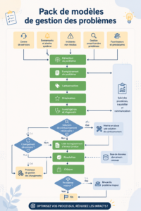 Modèles pratiques pour la gestion des problèmes au quotidien.