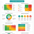 Infographie sur la gestion des risques représentant des graphiques et des données