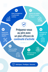 Soutien chaleureux pour un plan de continuité d'entreprise
