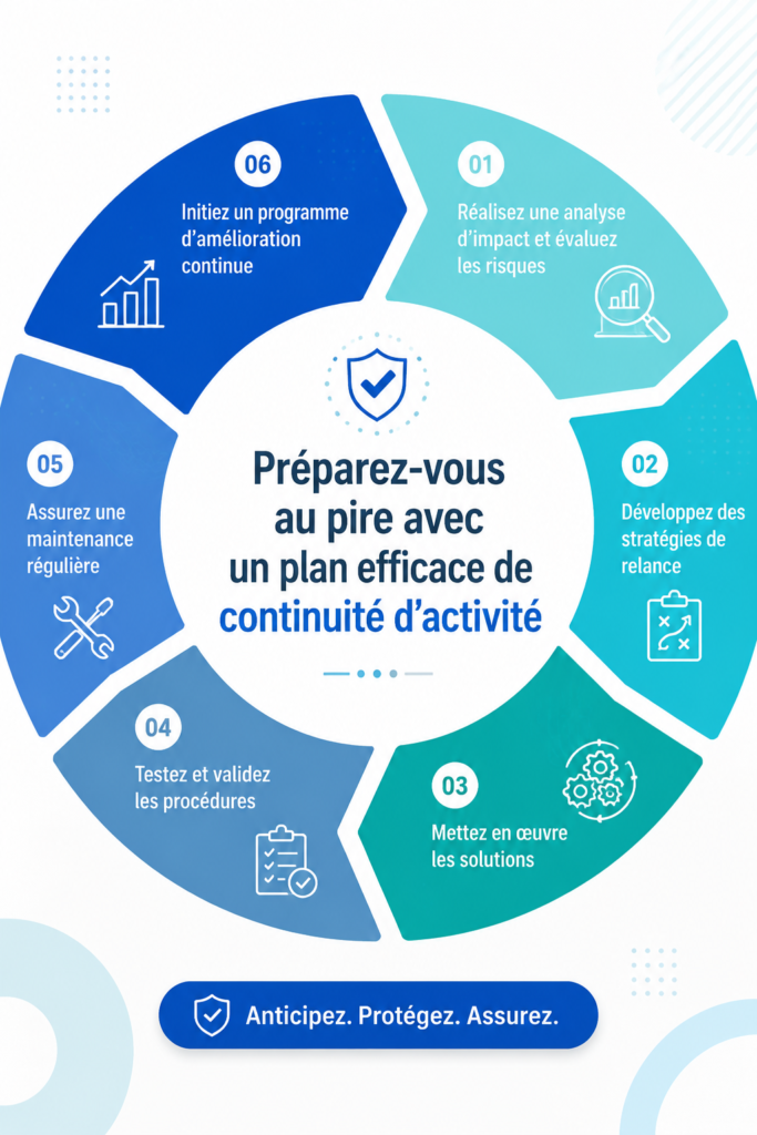 Soutien chaleureux pour un plan de continuité d'entreprise