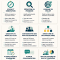 Un bureau bien organisé avec des outils de gestion de projet.