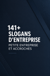 Un tableau avec des slogans créatifs pour petites entreprises à la lumière douce.