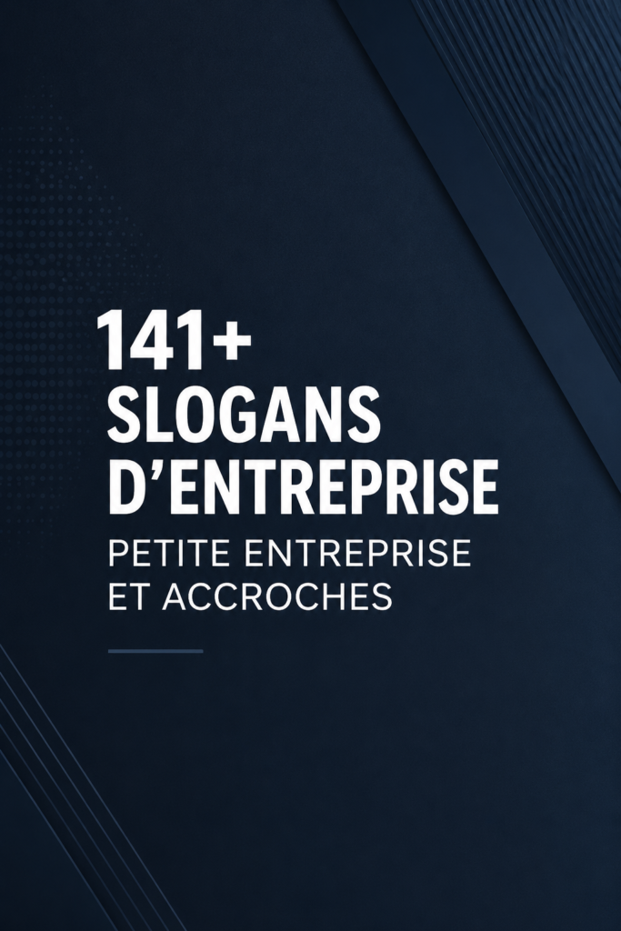 Un tableau avec des slogans créatifs pour petites entreprises à la lumière douce.