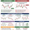 Illustration d'un graphique de trading montrant les niveaux de support et de résistance.