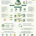 Illustration représentant des investissements et la fiscalité des plus-values.
