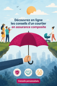 Femme consultant des conseils d'assurance en ligne sur un ordinateur