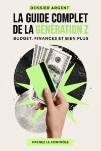 Une femme souriante planifiant son budget avec des papiers financiers.