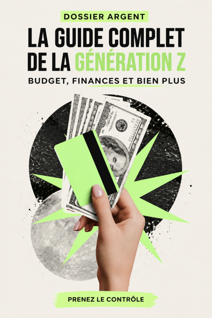 Une femme souriante planifiant son budget avec des papiers financiers.