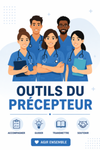 Image d'infirmières en formation avec des outils pédagogiques