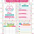 Femme utilisant un classeur médical pour organiser des documents de santé