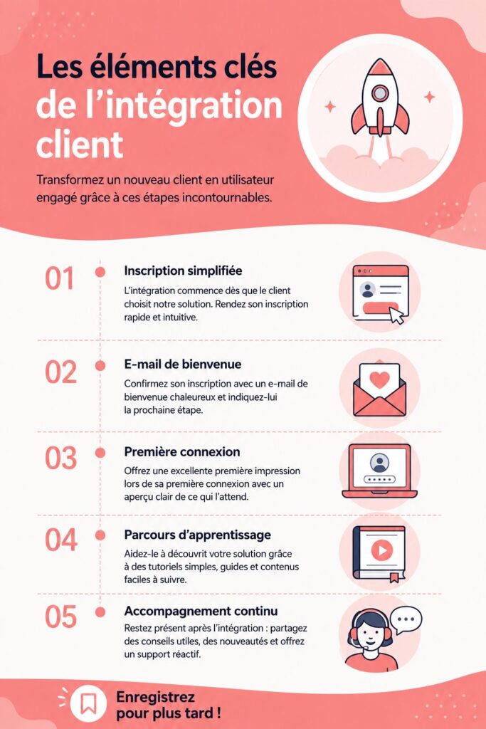 Femme gérant l'intégration de clients dans une entreprise