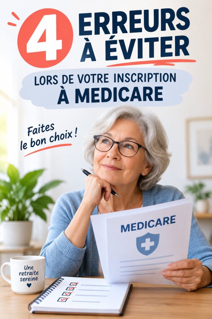 Femme en train de réfléchir à son choix d'assurance santé, entourée de documents