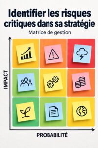 Image représentant une matrice de gestion des risques pour les entreprises.
