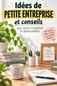 Une femme souriante travaillant sur son ordinateur pour développer son entreprise.
