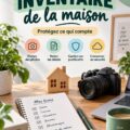Exemple de modèle d'inventaire pratique et élégant pour une gestion efficace.