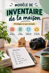 Exemple de modèle d'inventaire pratique et élégant pour une gestion efficace.
