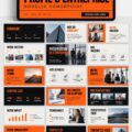 Modèles PowerPoint inspirants pour un profil d'entreprise moderne.