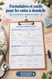 Différents outils de gestion de maison sur une table, incluant des formulaires et des calendriers.