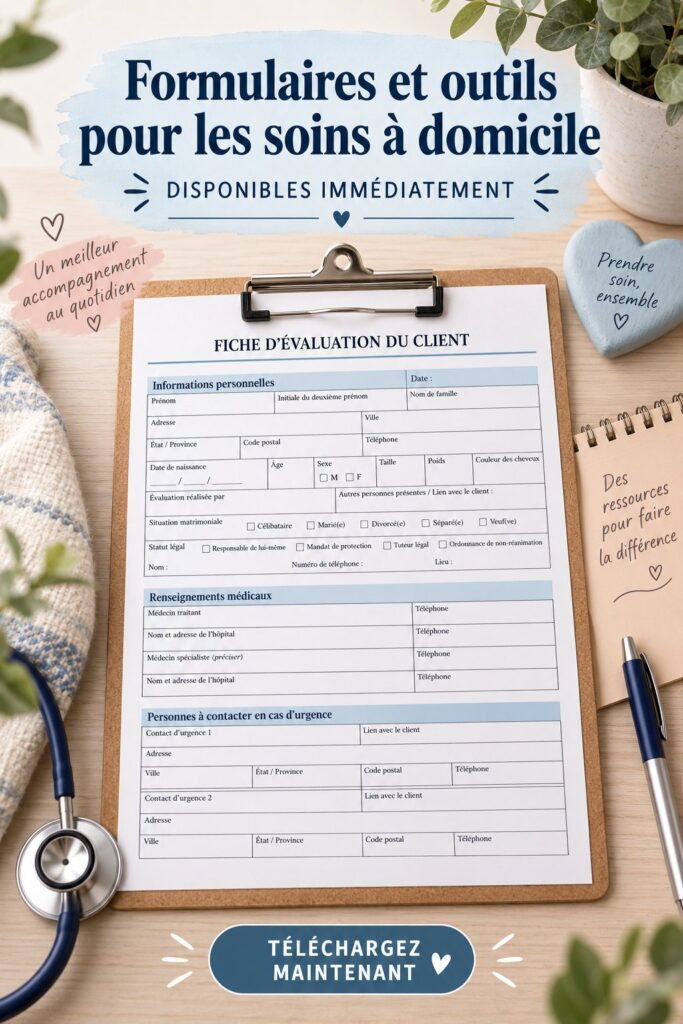 Différents outils de gestion de maison sur une table, incluant des formulaires et des calendriers.