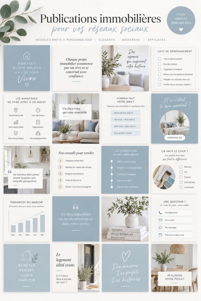 Une image illustrant un post immobilier attractif sur les réseaux sociaux