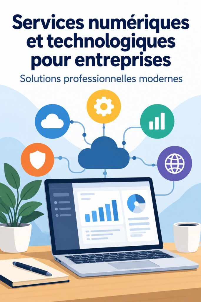 Un graphique illustrant la transformation numérique pour les entreprises.