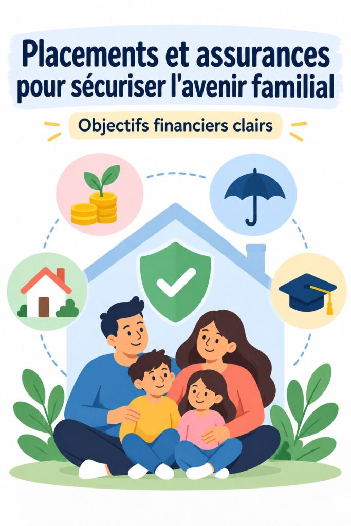 Illustration sur les solutions d'assurance et d'investissement adaptées aux familles