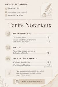 Guide pratique des tarifs notariaux pour les femmes de 30 à 50 ans