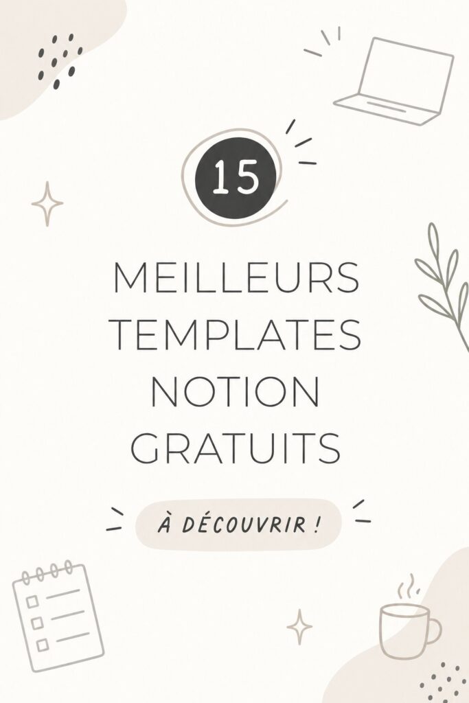 Exemple de templates Notion gratuits pour une meilleure organisation