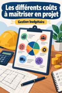 Illustration représentant les différents types de coûts dans un projet