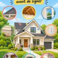 Inspection extérieure d'une maison avec un inspecteur professionnel