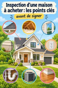 Inspection extérieure d'une maison avec un inspecteur professionnel