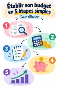 Femme réfléchissant à son plan financier avec un ordinateur et des documents.