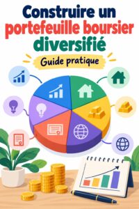 Femme réfléchissant à ses investissements en bourse avec un ordinateur et des graphiques